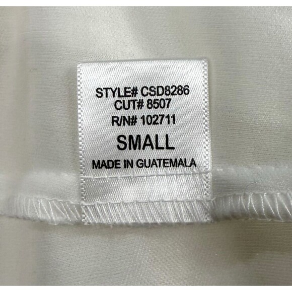 Womens Ivory Top SIZE SMALL Sheer Swiss Dot Blouse Sleeveless V Neck Ruffles NWT - Picture 10 of 10